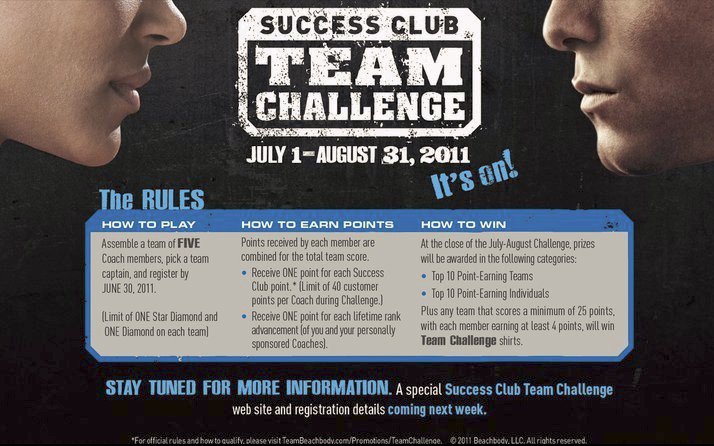 Success Club Team Challenge