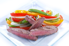 Steak with Peppers