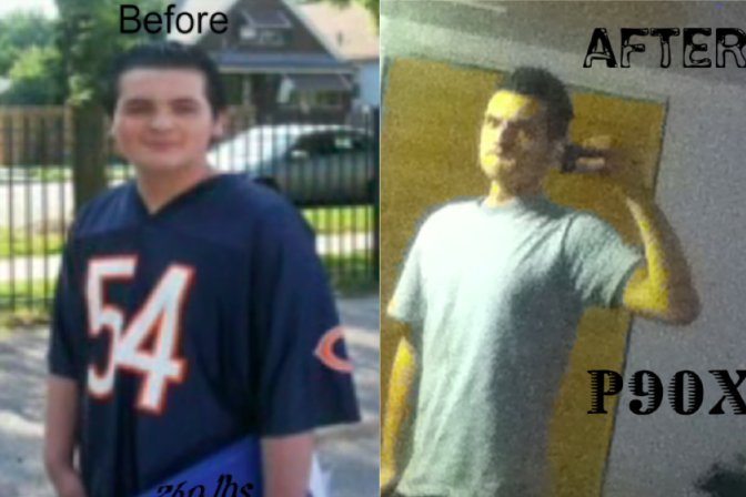 Jorge – Teenager loses 80 pounds with P90X