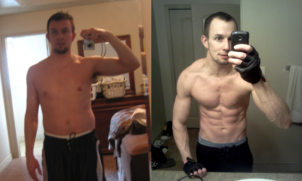 Scottie Hobbs – P90X and Insanity Asylum before after pictures